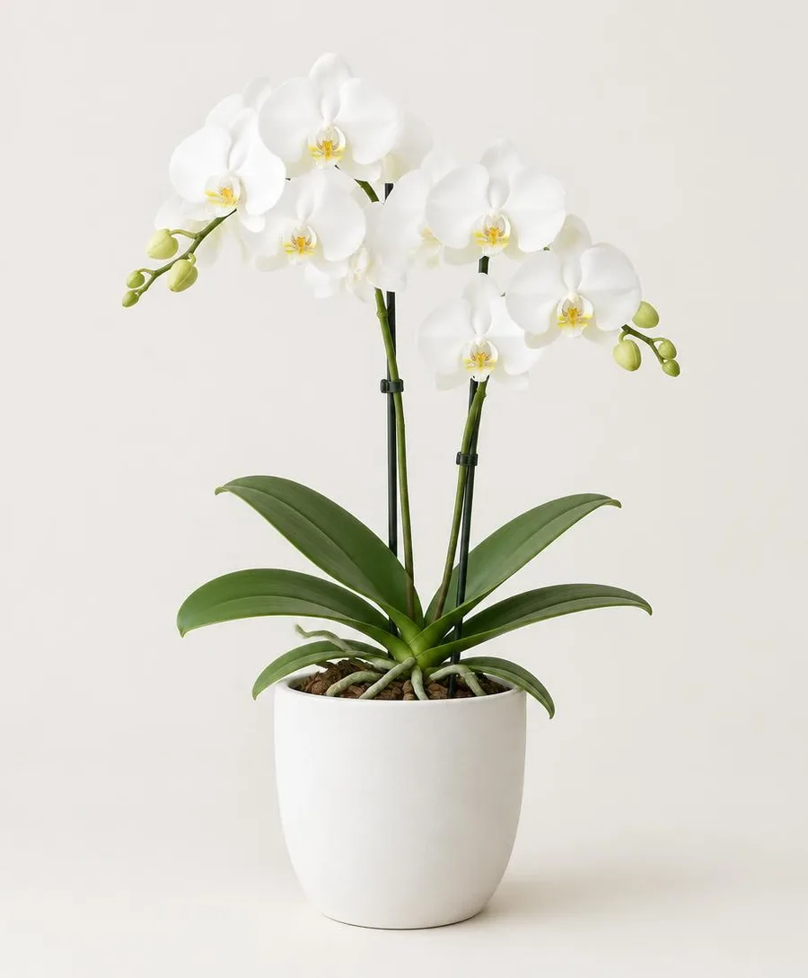 Orquídea branca (exemplo)